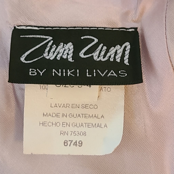 Vintage Blue Slip Gown - Picture 8 of 8